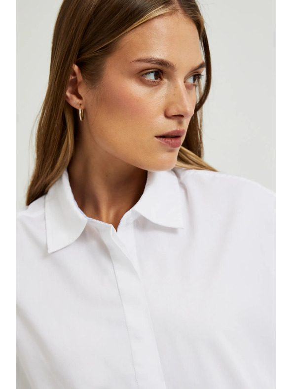 Moodo Cămașă albă pentru femei