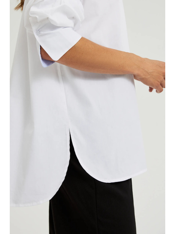Moodo Cămașă albă pentru femei
