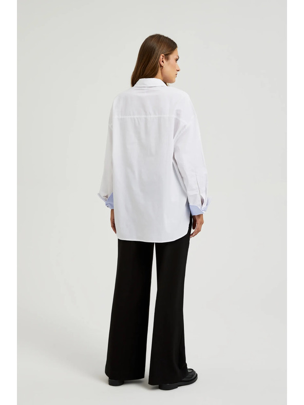 Moodo Cămașă albă pentru femei