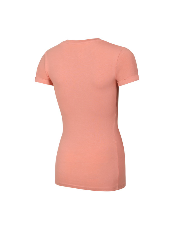 NAX Tricou din bumbac pentru femei nax NAX NAVAFA coral almond