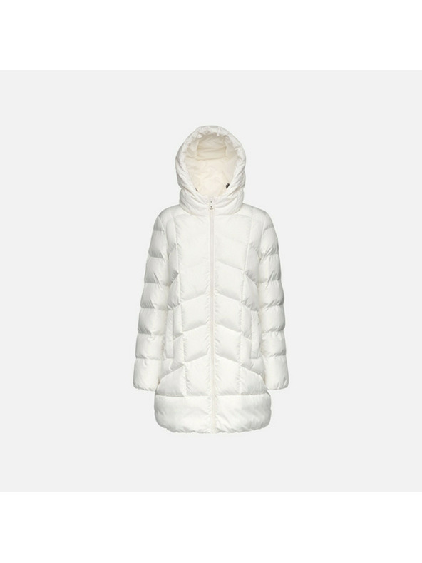 Geox Geox Anylla jachetă în nuanță de cremă pentru femei