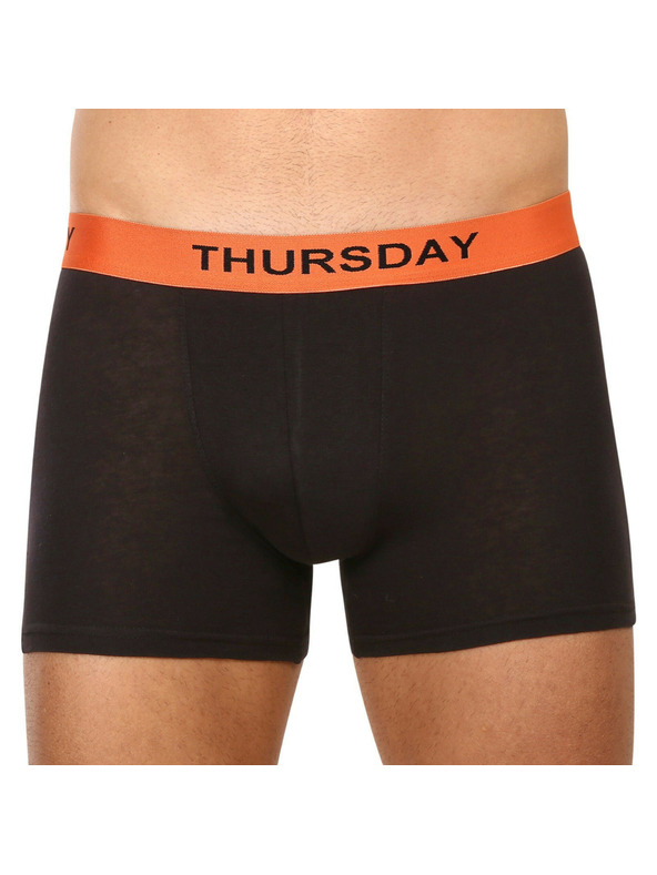 Nedeto Set de șapte - boxeri Nedeto negri pentru bărbați