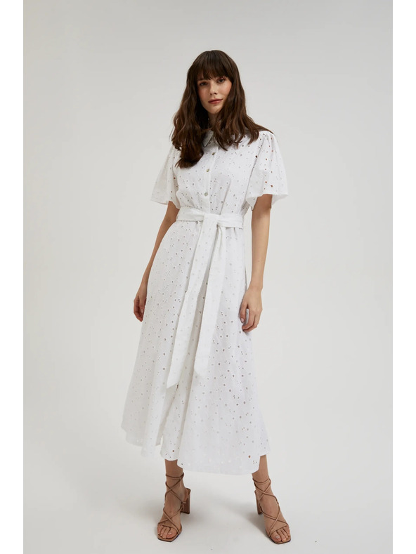 Moodo Rochie albă Madeira