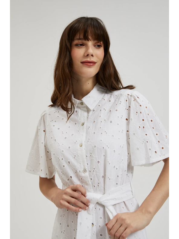 Moodo Rochie albă Madeira