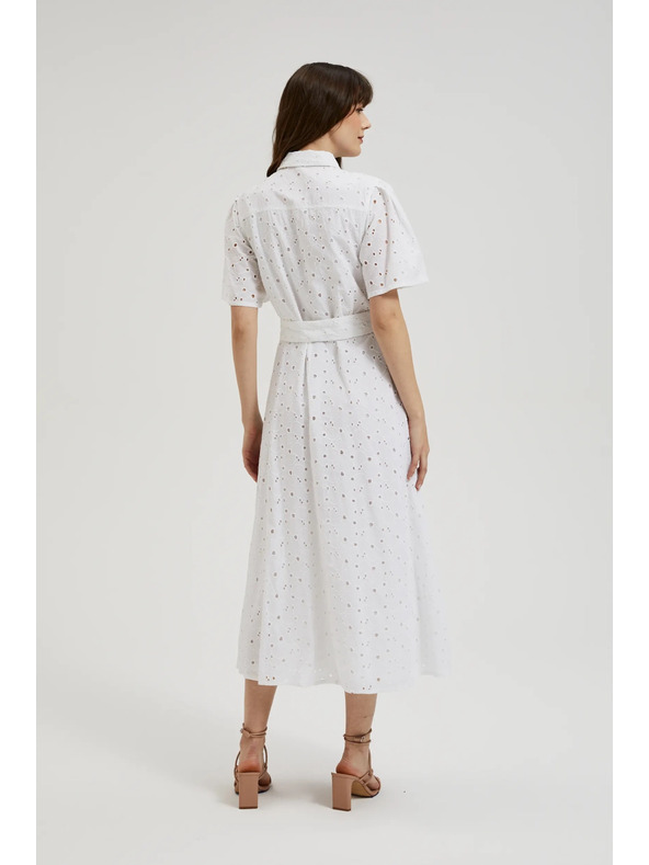 Moodo Rochie albă Madeira