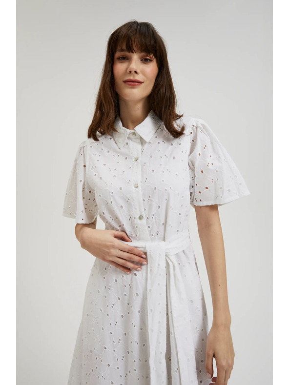 Moodo Rochie albă Madeira