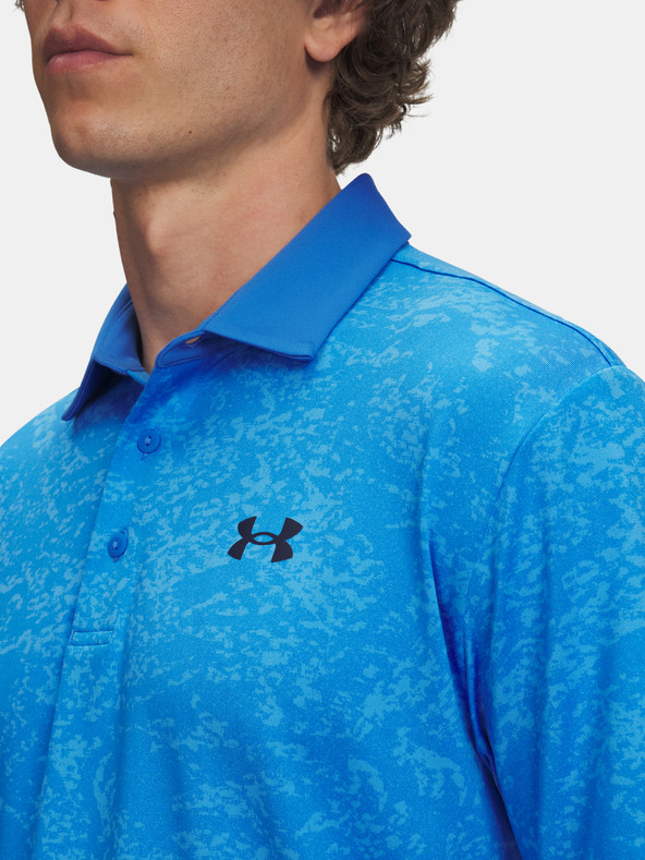 Under Armour Tricou pentru bărbați Under Armour UA Playoff 3.0 Printed Polo-BLU