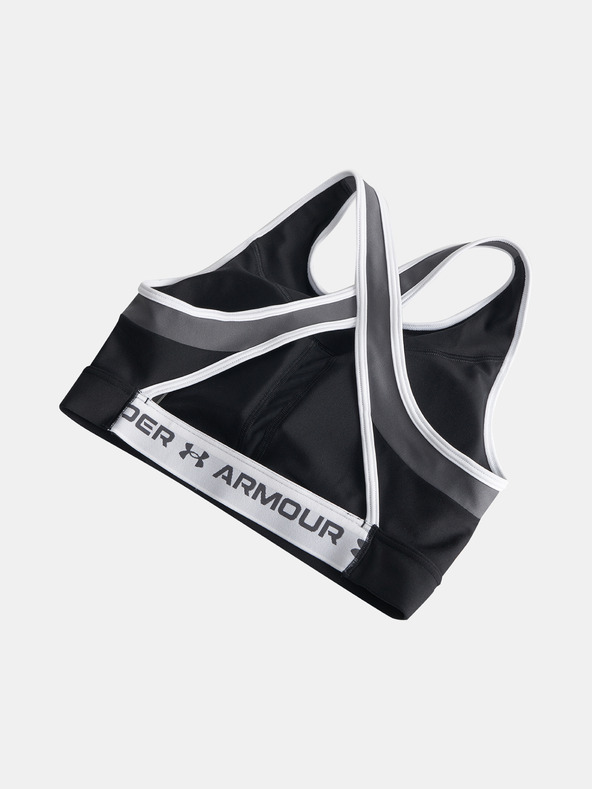 Under Armour Sutien pentru femei Under Armour UA Crossback Mid Open Back-BLK