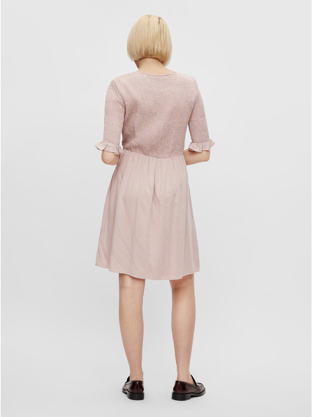 Pieces Rochie florală roz deschis Pieces Laoise