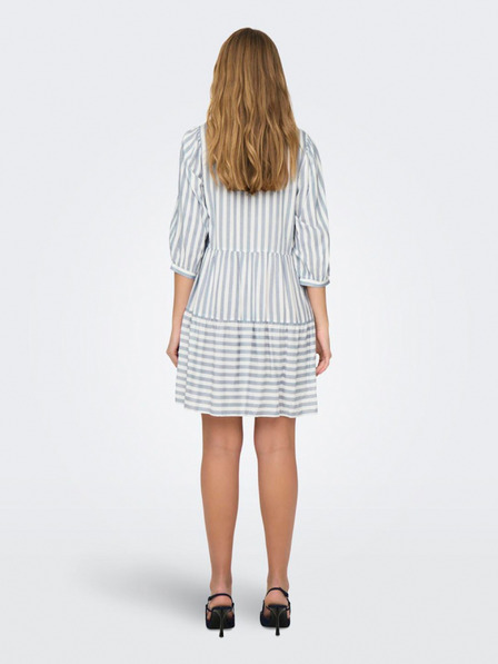 ONLY Rochie cu dungi albastre și albe pentru femei ONLY Kaya