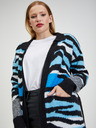Orsay Cardigan de damă cu model albastru-negru ORSAY