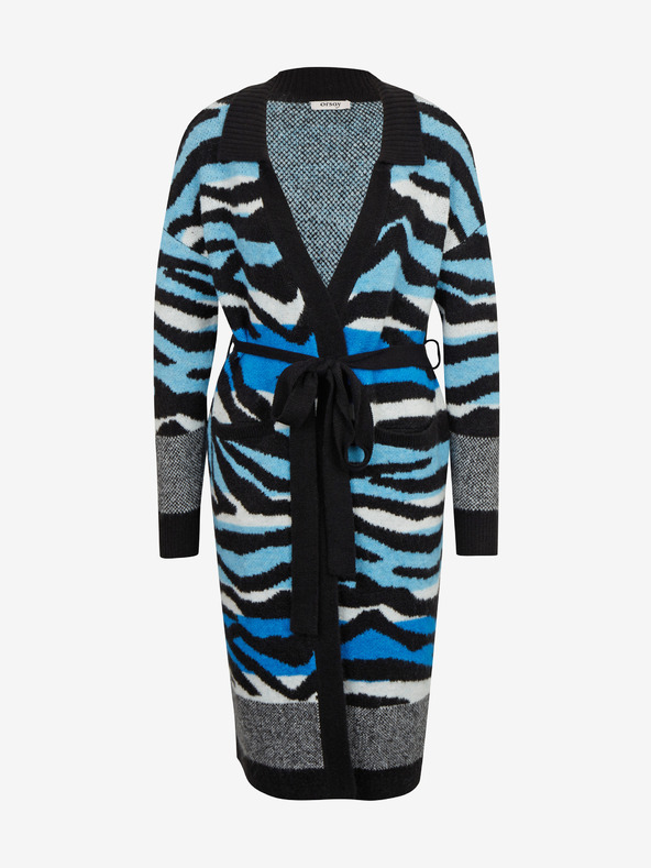 Orsay Cardigan de damă cu model albastru-negru ORSAY