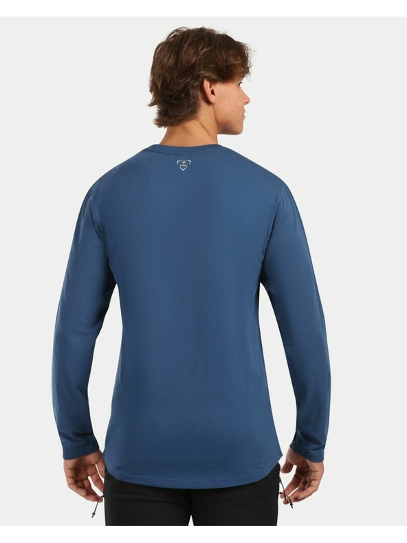 Kilpi Tricou din bumbac cu mânecă lungă pentru bărbați Kilpi PROMOX-M Albastru Închis