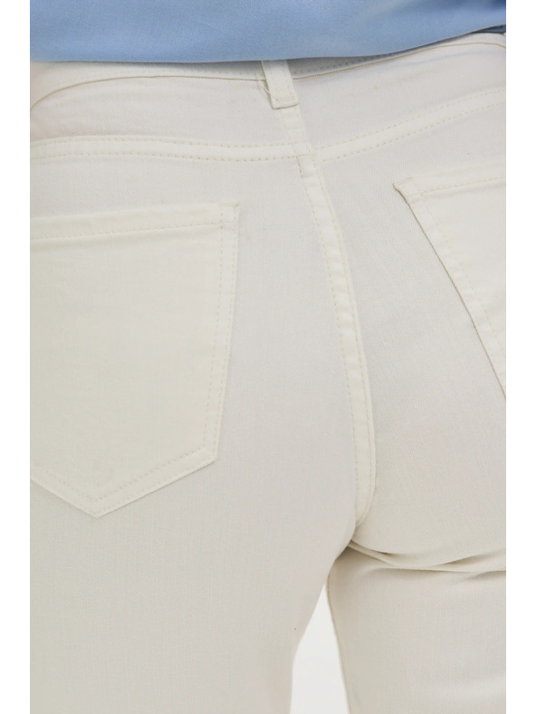 Moodo Blugi albi scurți pentru femei