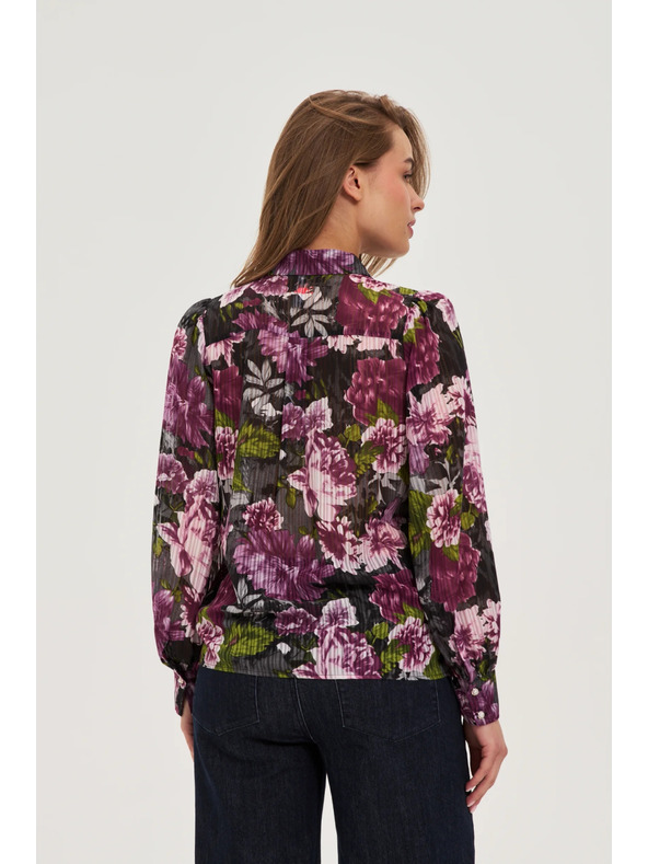 Moodo Cămașă cu imprimeu floral Moodo