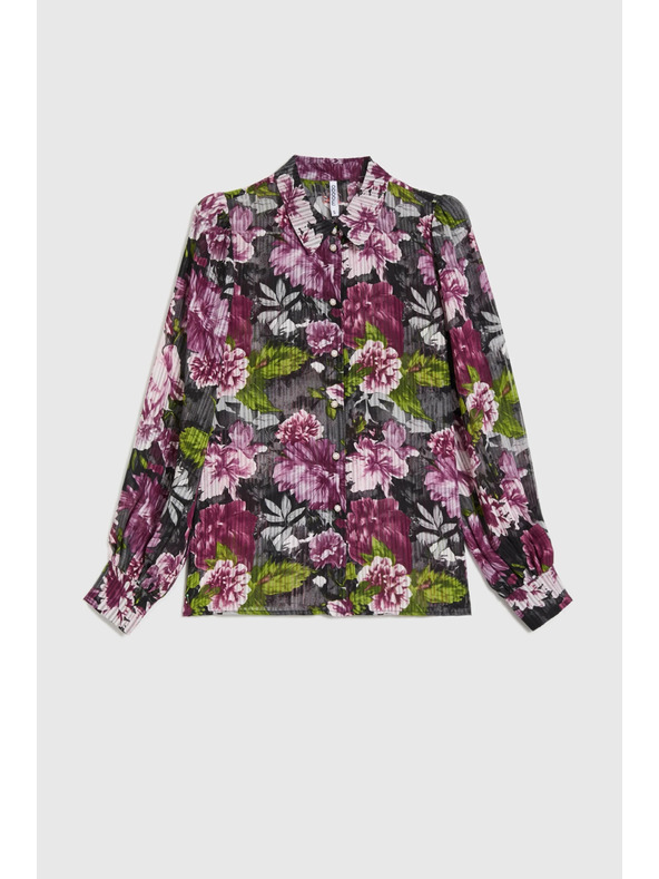 Moodo Cămașă cu imprimeu floral Moodo