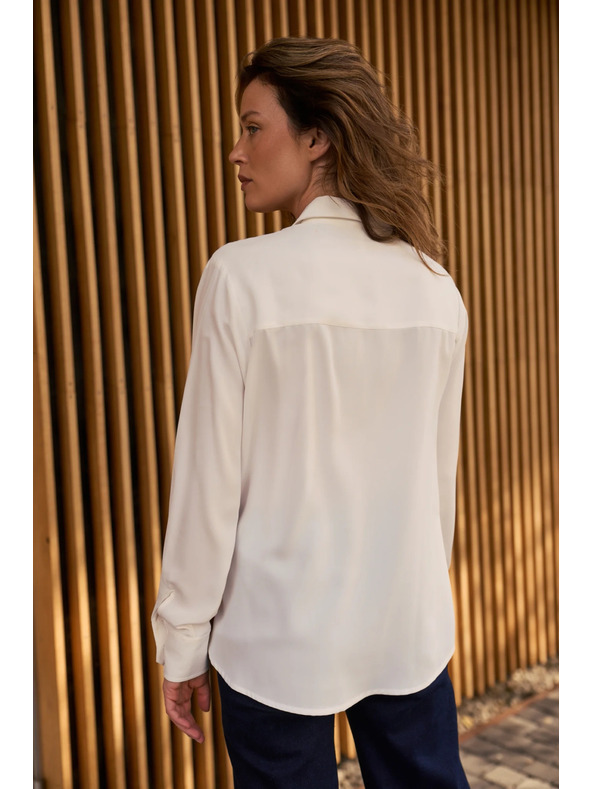 Moodo Cămașă albă de damă Moodo