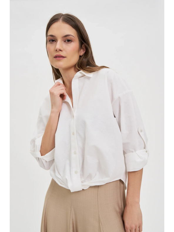 Moodo Cămașă albă pentru femei