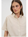 Moodo Cămașă bej din in