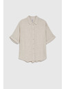 Moodo Cămașă bej din in