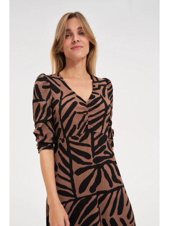 Moodo Rochie damă Moodo - cafenie