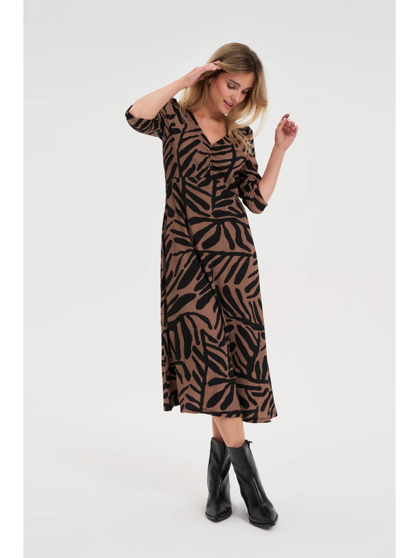 Moodo Rochie damă Moodo - cafenie