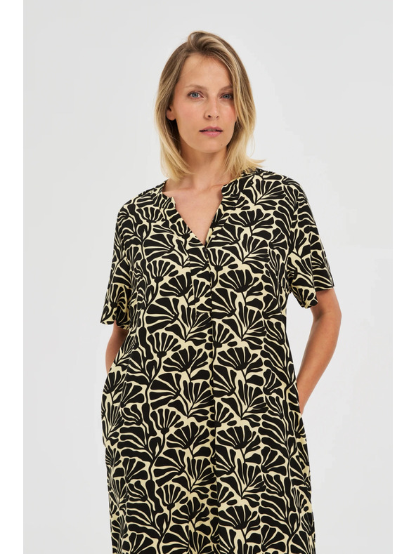 Moodo Rochie largă cu imprimeu Moodo pentru femei