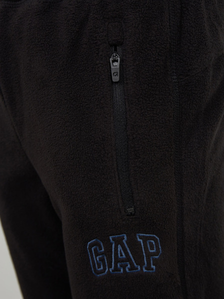 GAP Pantaloni de trening fleece logo army pentru copii GAP