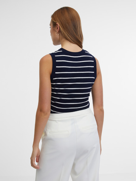 Orsay Top cu dungi albastru închis ORSAY