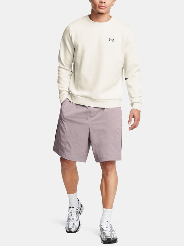 Under Armour Bărbați Under Armour UA Unstoppable Flc Crew Sweatshirt EU-WHT