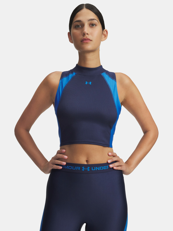 Under Armour Top pentru femei Under Armour UA HG Rib Tank-BLU