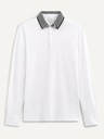 Celio Tricou polo alb Celio Sessicoml