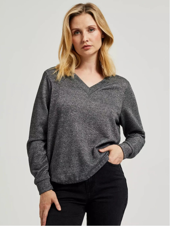 Moodo Pulover pentru femei - gri melanj