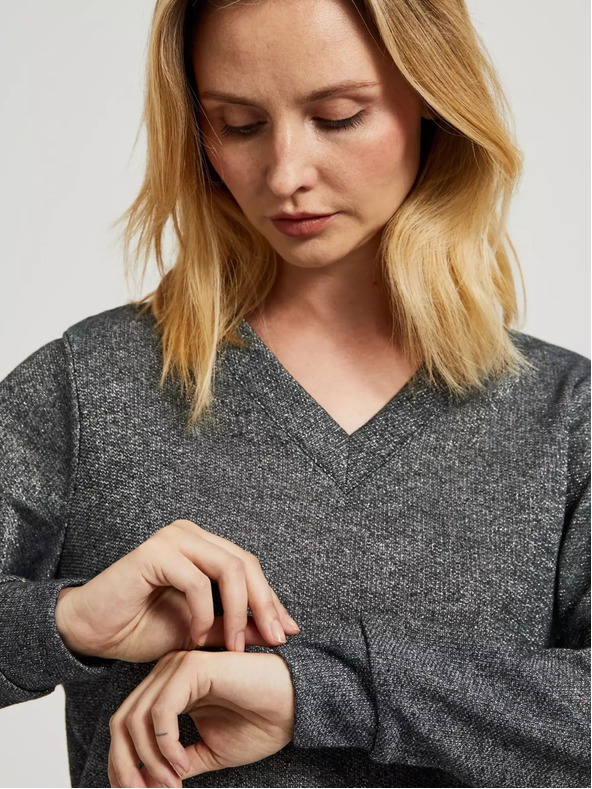 Moodo Pulover pentru femei - gri melanj