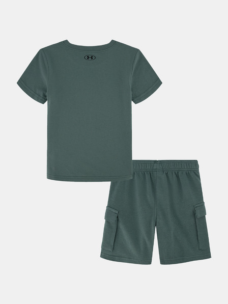 Under Armour Set pentru băieți Under Armour UA CARGO SHORT SET-GRN