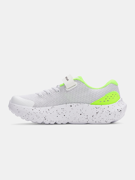 Under Armour Pantofi pentru băieți Under Armour UA BPS Surge 4 AC-WHT