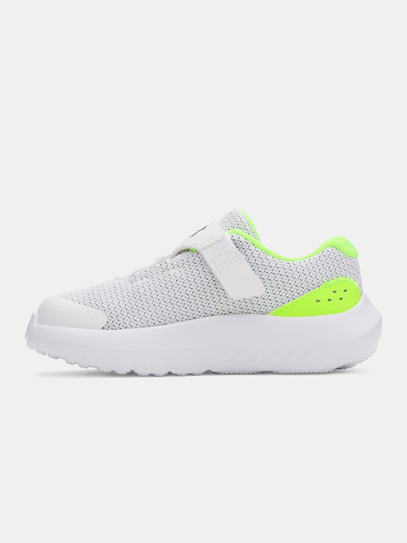 Under Armour Pantofi pentru băieți Under Armour UA BINF Surge 4 AC-WHT