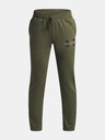 Under Armour Pantaloni de trening pentru băieți Under Armour UA Rival Flc Cblck Grphc Jgr-GRN