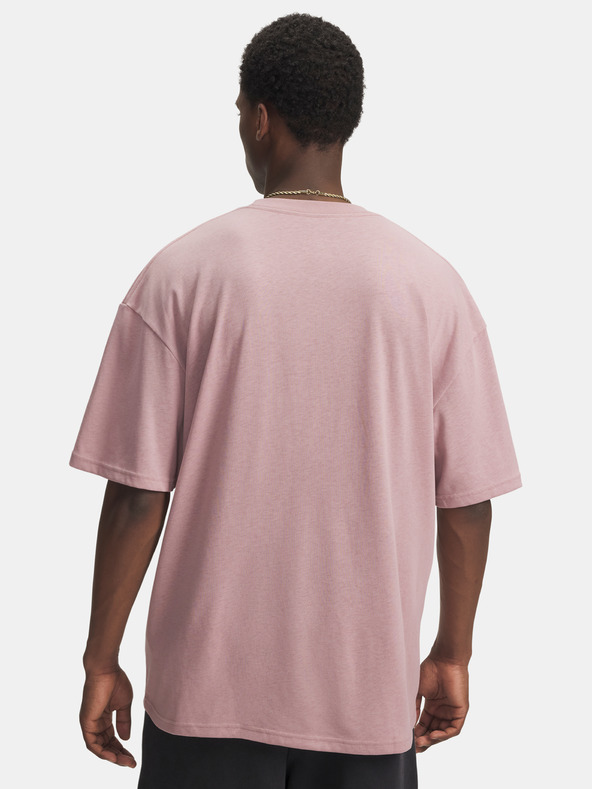 Under Armour Tricou pentru bărbați Under Armour UA HWT WOVEN LABEL SS-PNK