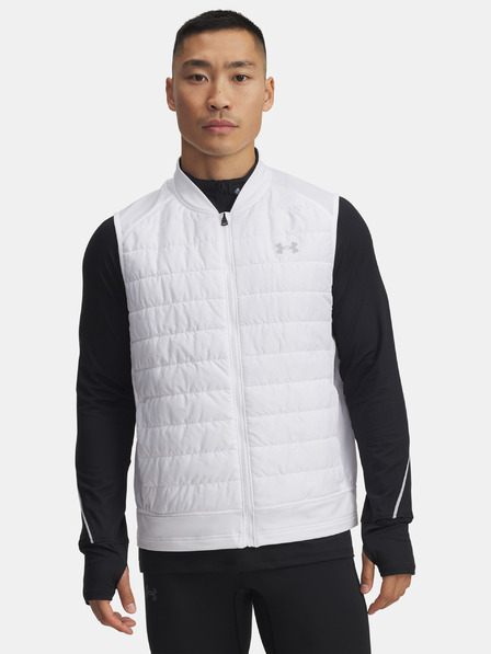 Under Armour Vestă bărbați Under Armour UA Launch Insulated Vest-WHT