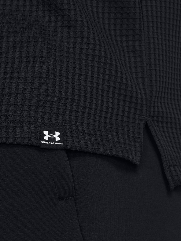 Under Armour Hanorac pentru bărbați Under Armour UA Rival Waffle Hoodie-BLK