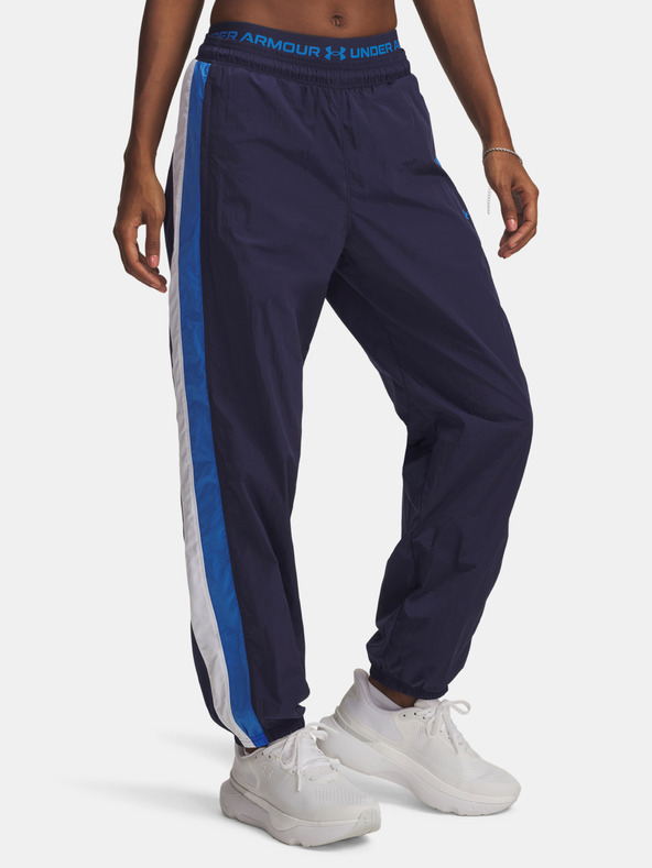 Under Armour Pantaloni sport pentru femei Under Armour UA Icon Crinkle Pant-BLU