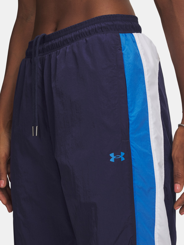 Under Armour Pantaloni sport pentru femei Under Armour UA Icon Crinkle Pant-BLU