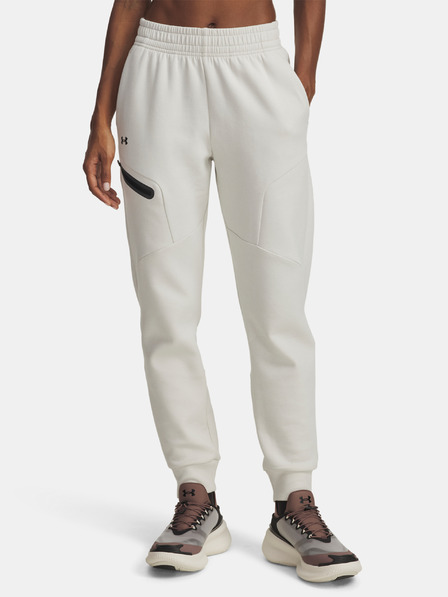 Under Armour Pantaloni sport Under Armour Unstoppable Flc Jogger-WHT