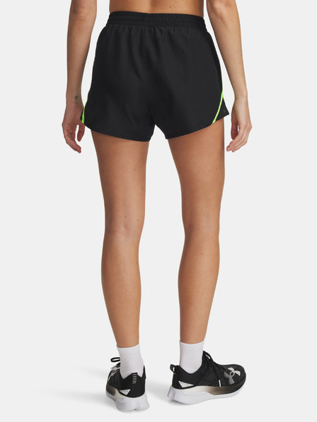 Under Armour Pantaloni scurți pentru femei Under Armour UA Fly By 3"-Negru