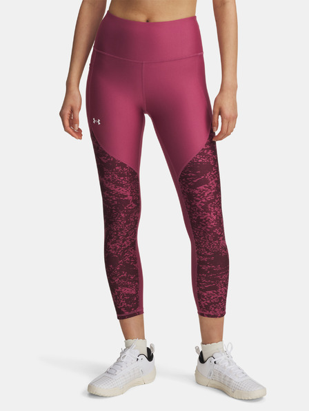 Under Armour Jambiere pentru femei Under Armour Tech Print Panel Ankle-Roșu