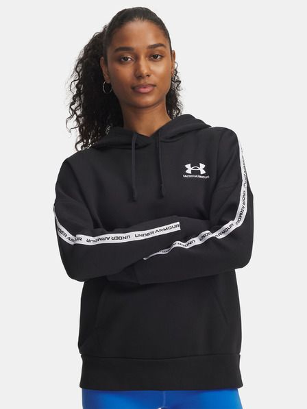 Under Armour Hanorac damă Under Armour Icon Fleece Taped Hdy-BLK