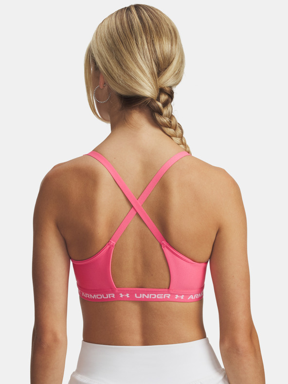 Under Armour Sutien pentru femei Under Armour UA Crossback Low Bra-PNK