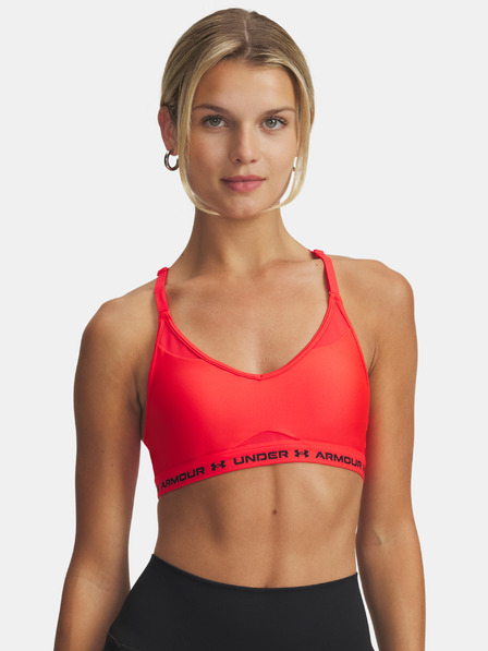 Under Armour Sutien pentru femei Under Armour UA Crossback Low Bra-RED
