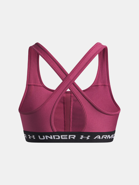 Under Armour Sutien pentru femei Under Armour Crossback Mid Bra-RED